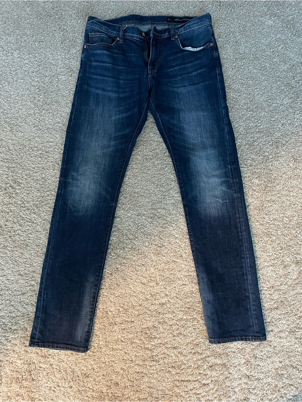 Armani Exchange Men's Deep Indigo Slim Jeans